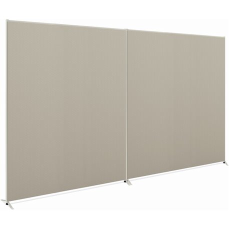 HON Verse HBV-P7260 Panel - 60" Width x 72" Height - Metal, Plastic, Fabric - Light Gray, Gray