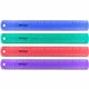 Westcott Transparent Jeweltone 12" Plastic Ruler - 12" Length 1" Width - 1/16 Graduations - Metric, Imperial Measuring System - 