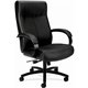 HON Validate Chair - Black Bonded Leather Seat - Black Bonded Leather Back - Black Reinforced Resin Frame - High Back - 5-star B