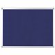 MasterVision Ayda Fabric Bulletin Board - 18" x 24" - 18" Height x 24" Width - Blue Felt, Fabric Surface - Self-healing, Durable