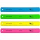 Westcott Shatterproof Ruler - 12" Length - 1/16 Graduations - Metric Measuring System - 1 Each - Translucent Assorted