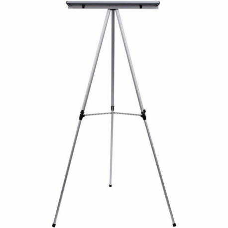 MasterVision Heavy Duty Display Easel - 45 lb Load Capacity - 69" Height x 28.5" Width x 34" Depth - Metal, Aluminum, Plastic, R