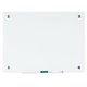 Bi-silque Magnetic Glass Dry Erase Board - 18" (1.5 ft) Width x 24" (2 ft) Height - White Glass Surface - Rectangle - Horizontal