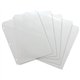Business Source Poly Binder Pockets - 40 x Sheet Capacity - For Letter 8 1/2" x 11" Sheet - 3 x Holes - Rectangular - Clear - Po