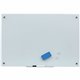 Bi-silque Magnetic Glass Dry Erase Board - 24" (2 ft) Width x 36" (3 ft) Height - White Glass Surface - Rectangle - Horizontal/V