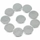 MasterVision Planning Board Magnets - 1" Diameter - Round - 10 / Pack - Silver