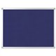 MasterVision Ayda Fabric 36"W Bulletin Board - Blue Fabric Surface - Robust, Tackable, Sleek Style - 1 Each - 0.5" x 36"
