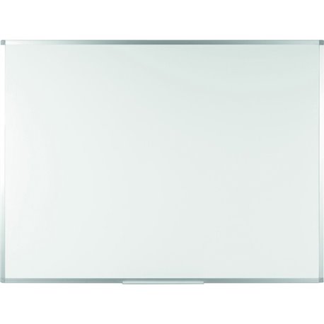 Bi-silque Ayda Melamine Dry Erase Board - 48" (4 ft) Width x 36" (3 ft) Height - Melamine Surface - Rectangle - Horizontal/Verti