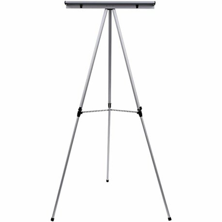 MasterVision Heavy Duty Display Easel - 45 lb Load Capacity - 69" Height x 28.5" Width x 34" Depth - Metal, Aluminum, Plastic, R