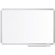 MasterVision Magnetic Gold Ultra Dry Erase Board - White, Gold - Aluminum, Steel - 36" Height x 48" Width - Magnetic, Dry Erase 