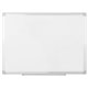 MasterVision Earth Silver Easy-Clean Dry-erase Board - 72" (6 ft) Width x 48" (4 ft) Height - White Melamine Surface - Stainless