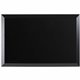 MasterVision Kamashi 4'x3' Black Wet Erase Board - 36" (3 ft) Width x 48" (4 ft) Height - Lacquered Steel Surface - Black Wood F