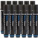 Bi-silque Inkstring XL Dry Erase Markers - 3 mm Marker Point Size - Bullet Marker Point Style - Black Gel-based Ink - 12 Each