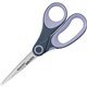 Westcott 8" Non-Stick Straight Scissors - 8" Overall Length - Straight-left/right - Titanium - Pointed Tip - Purple - 1 Each