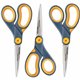 Westcott 8" Titanium Nonstick Straight Scissors - 3.25" Cutting Length - 8" Overall Length - Straight-left/right - Titanium - Po