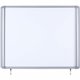 MasterVision Water-Resistant Enclosed Dry-Erase Board - 30" (2.5 ft) Width x 26.5" (2.2 ft) Height - White Lacquered Steel Surfa