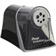 Westcott iPoint Evolution Axis Pencil Sharpener - Desktop - Helical - 5" Height x 7.8" Width x 5.4" Depth - Silver - 1 Each