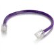 C2G 50 ft Cat6 Non Booted UTP Unshielded Network Patch Cable - Purple - 50 ft Category 6 Network Cable for Network Device - Firs
