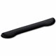 Compucessory Fabric-covered Gel Wrist Rest - 18" x 3" x 1" Dimension - Black - Gel, Rubber - Stain Resistant - 1 Pack