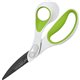 Westcott 8" Bent CarboTitanium Scissors - 8" Overall Length - Bent - Titanium - Pointed Tip - Gray - 1 Each