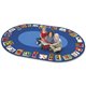 Carpets for Kids Reading By The Book Oval Area Rug - Area Rug - 11.67 ft Length x 99" Width - Oval - Reading By The Book