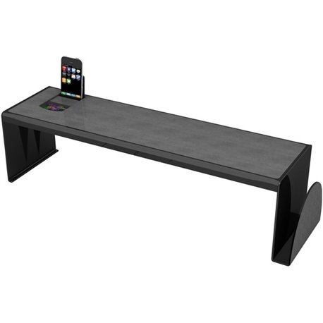 Deflecto Sustainable Office Heavy-Duty Desk Shelf - 6.8" Height x 25.6" Width x 7" DepthDesktop - Sturdy, Document Holder - 30% 