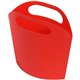 Deflecto Antimicrobial Kids Mini Tote - External Dimensions: 8" Width x 5.4" Depth x 2" Height - Plastic - Red - For Art Supplie