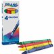 Prang Crayons - Green, Red, Yellow, Blue - 4 / Pack