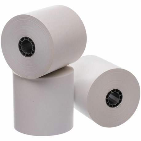 Business Source Thermal Paper - 2 1/4" x 165 ft - 48 g/m&178 Grammage - Smooth - 3 / Pack - White