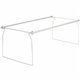 Business Source Premium File Folder Frames - Letter - Metal - Stainless Steel - 6 / Box