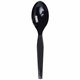 Dixie Medium-weight Disposable Teaspoons by GP Pro - 1000/Carton - Black