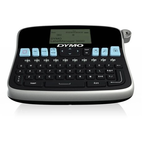 Dymo 360D LabelManager LabelMaker - Label - 0.24" , 0.35" , 0.47" , 0.75" - LCD Screen - Battery - 1 Batteries Supported - Lithi