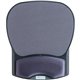 Compucessory Gel Wrist Rest with Mouse Pads - 8.70" x 10.20" x 1.20" Dimension - Charcoal - Gel, Lycra - 1 Pack