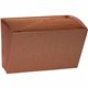 Business Source Legal Recycled Expanding File - 8 1/2" x 14" - 21 Pocket(s) - Brown - 30% Recycled - 1 Each