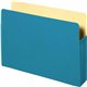 Business Source Letter Recycled File Pocket - 8 1/2" x 11" - 3 1/2" Expansion - Blue - 10% Recycled - 1 Each