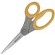 Westcott 8" Titanium Bonded Antimicrobial Scissors - Left/Right - Titanium - Straight Tip - Gray/Yellow - 1 Each