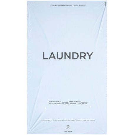 RDI Tear Tape Laundry Bag - 14" Width - Red - 1000/Carton - Laundry