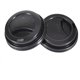 RDI Oval Slot Cup Lids - Round - 1000 / Carton - Black