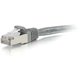 C2G-2ft Cat6 Snagless Shielded (STP) Network Patch Cable - Gray - Category 6 for Network Device - RJ-45 Male - RJ-45 Male - Shie