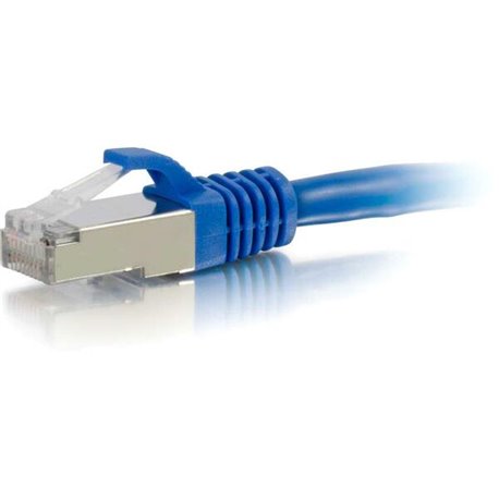 C2G 2ft Cat6 Ethernet Cable - Snagless Shielded (STP) - Blue - 2 ft Category 6 Network Cable for Network Device - First End: 1 x