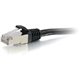 C2G-30ft Cat6 Snagless Shielded (STP) Network Patch Cable - Black - Category 6 for Network Device - RJ-45 Male - RJ-45 Male - Sh