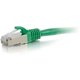 C2G 14ft Cat6 Snagless Shielded (STP) Network Patch Cable - Green - 14 ft Category 6 Network Cable for Network Device - First En