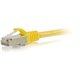 C2G-1ft Cat6 Snagless Shielded (STP) Network Patch Cable - Yellow - Category 6 for Network Device - RJ-45 Male - RJ-45 Male - Sh