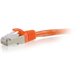 C2G-3ft Cat6 Snagless Shielded (STP) Network Patch Cable - Orange - Category 6 for Network Device - RJ-45 Male - RJ-45 Male - Sh