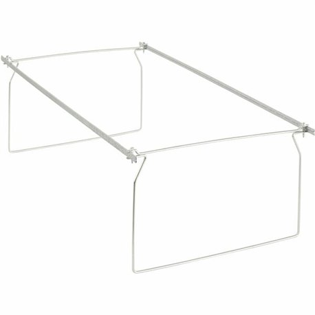 Business Source Premium File Folder Frames - Legal - Metal - Stainless Steel - 6 / Box