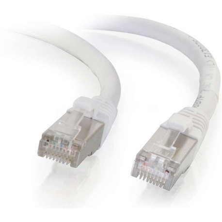 C2G-5ft Cat6 Snagless Shielded (STP) Network Patch Cable - White - Category 6 for Network Device - RJ-45 Male - RJ-45 Male - Shi