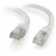 C2G-9ft Cat6 Snagless Shielded (STP) Network Patch Cable - White - Category 6 for Network Device - RJ-45 Male - RJ-45 Male - Shi