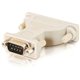 C2G DB9 Male to DB25 Female Serial Adapter - 1 Pack - 1 x 9-pin DB-9 Serial Male - 1 x 25-pin DB-25 Serial Female - Beige