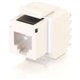 C2G Cat3 RJ11/RJ12 Keystone Jack - White - 110