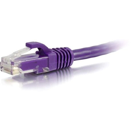 C2G 9 ft Cat6 Snagless UTP Unshielded Network Patch Cable - Purple - 9 ft Category 6 Network Cable for Network Device - First En